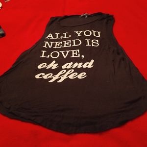 One Clothing “All You Need Is Love ” Tank used good condition